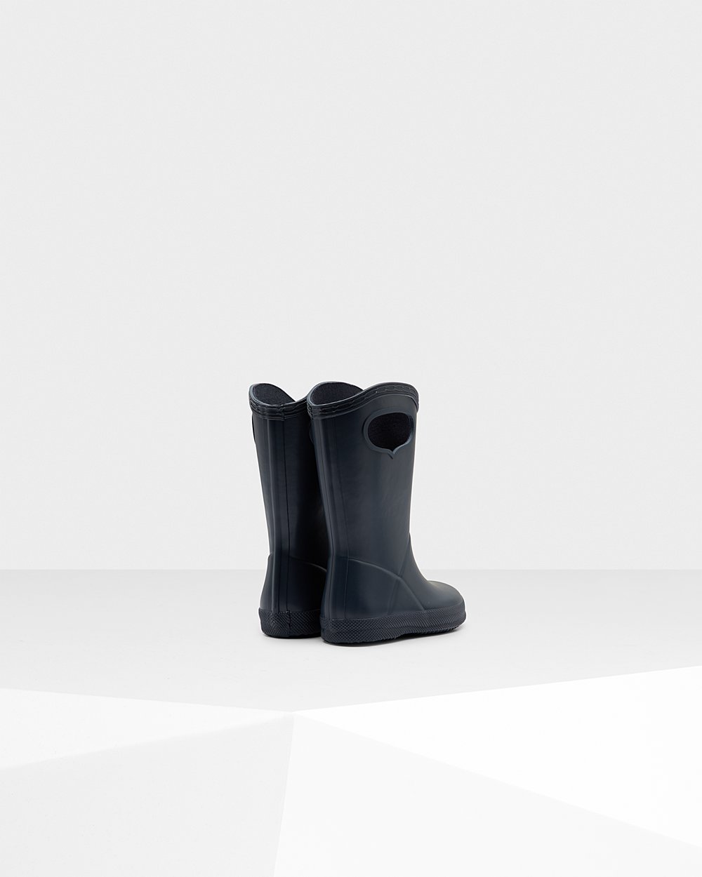 Botas De Agua Original First Classic Grab Handle Hunter Niños - Azul Marino - 058746XTC